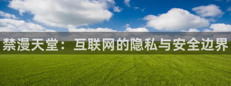 贝勒漫画官网在线入口：禁漫天堂：互联网的隐私与安全边界